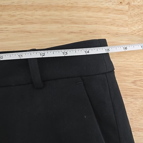 J.Crew Petite Cropped Wide Leg Cropped Chino Pant Black Size 8P CG390 Office - Picture 5 of 9